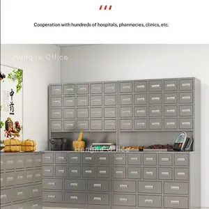 Rust-Resistant Chinese Medicine Cabinet — Cold-Rolled Steel TCM Dispensing Cabinet for Coastal & Tropical Pharmacies thumbnail-5