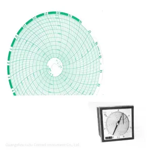 Shanghai Dahua Medium Circular Chart Recorder Xwfj - 301, Medium Circular Chart Recording Paper, Linear 5728 - 1, 0 - 1200 thumbnail-3