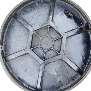 High Quality Jingdong Brand Ductile Cast Iron Manhole Cover EN 124 Compliant ISO 9001:2000 Standard for Road Sewage Facilities thumbnail-4