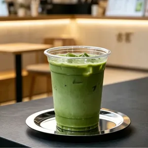 Crystal Clear PET Disposable Cups for Takeaway Boba Milk Tea thumbnail-4
