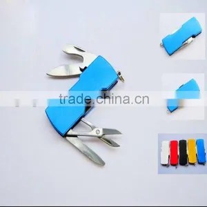 Colorful Aluminum Handle Gift Knife With Bottle Opener 9045A thumbnail-1