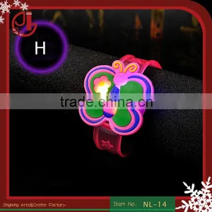 Hot Sell Kids Gifts Butterfly Cartoon Design LED Bracelet thumbnail-1