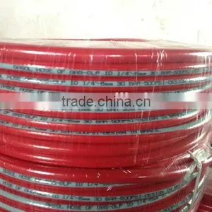 2014 Red PVC Gas / Air Hose With Sky Blue Strips 14/'' Made In China thumbnail-1