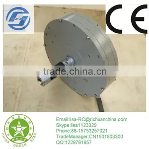 Richuan Disc Coreless Magnetic Generator! Factory Direct Sales AC Permanent Magnet 3-phase 200W ~2000W thumbnail-3
