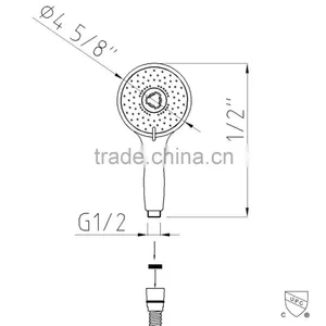 Large Multi-Function Handshower thumbnail-1