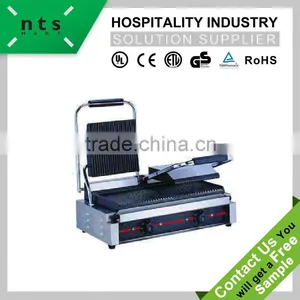 Fast Food Restaurant Enamel Coating Electric Contact Grill thumbnail-1