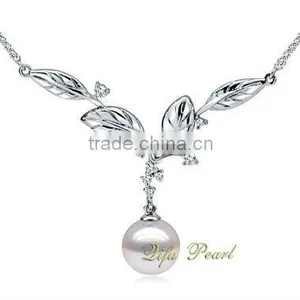 Wholesale Silver Pearl Necklace thumbnail-1