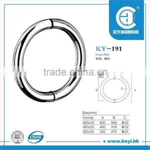 Round Tube Special Shape Excellent Surface Stainless Steel Pull Door Handle thumbnail-1