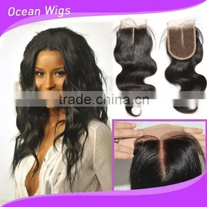 Virgin Hair Silk Top Closure Lace Frontal Hair Accessories thumbnail-1