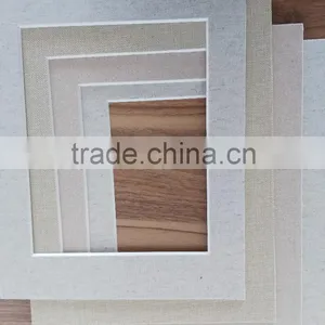 Pre Cut Matboard of Customized Linen Collection for Decoration thumbnail-1
