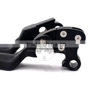 BJ-LS241-022 Costom Black Skull End Billet Aluminum Motorcycle Clutch Brake Lever For Harley thumbnail-5