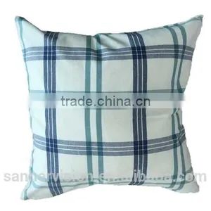 Poly/Cotton Checker Chair Cushion Cover thumbnail-1