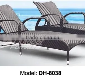 Outdoor Rattan Sun Lounge thumbnail-1