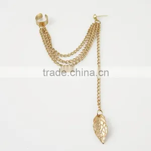 Latest New Design Earring/ Hot Sell Simple Gold Earring thumbnail-2