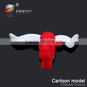 Custom Huge Commercial Promotion Inflatable Red Tauren Cartoon thumbnail-1