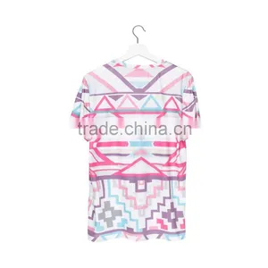 China Suppliers Hot Sale Digital Print Aztec Sublimation T Shirt in thumbnail-4