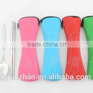 Direct Factory Flatware Spoon Chopsticks With Water-proof Cloth Bag Packing thumbnail-4