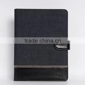 Blue Jean & Genuine Leather Protective Cover Case Tablet thumbnail-3