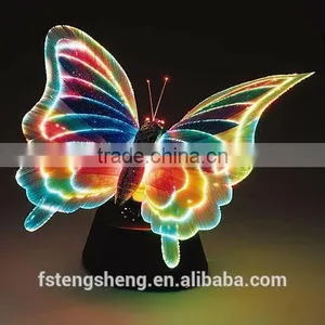 Animal Style Color Changing LED Fiber Optic Butterfly Light thumbnail-1