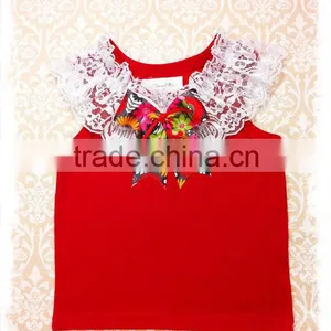 Wholesale Price in OEM High Quality Elegent Fashion Blouse in Lace MIX Color Bowknot thumbnail-2