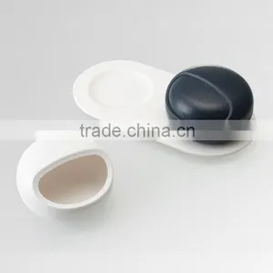 Plastic White Black Seasoning Pot Pepper Salt Containers Rotable Condiment Cans Kitchen Tools thumbnail-2