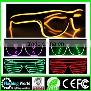Newest China Wholesale el Sound Activated Sunglasses thumbnail-4