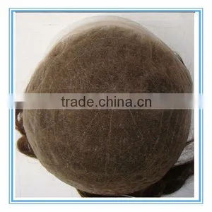 Toupee Swiss Voile Lace Human Hair Toupee Swiss Lace Made in China thumbnail-1