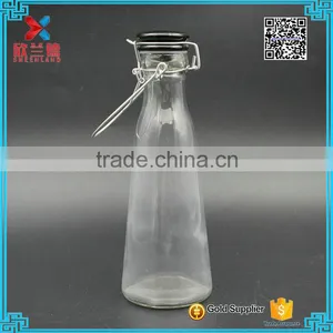 Wholesale 500ml Cone Shaped Glass Milk Bottle thumbnail-1