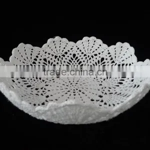Crocheted Lacy Treasure Box, Thread Crochet Storage Bowls thumbnail-2