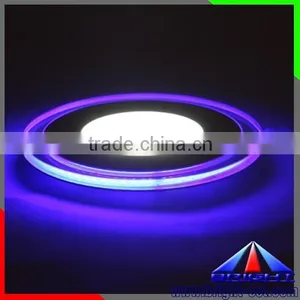 Double Color Blue+white 6W Decoration LED Panel Light With CE RoHS thumbnail-3