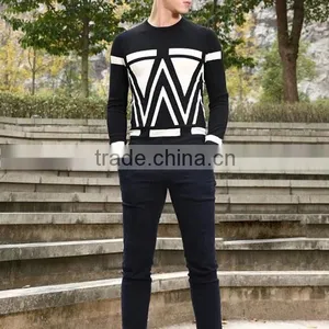 New Leisure Men's Fashion Boutique Men Sweater for Argyle Sweater for Men thumbnail-5