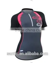 New Style Flower Print Bike Women Top thumbnail-1