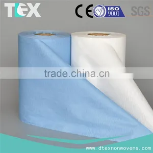 [D-TEX] 55% Woodpulp/45% Polyester JW-3 Replace Dupont Sontara Blue/Green/White Industrial Wipe Cloth thumbnail-4