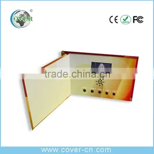A5 Brochure 4.3'' LCD Video Greeting Card, Video Brochure Card For Promotion thumbnail-4