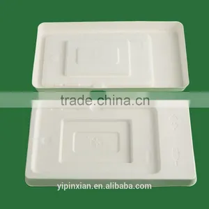 Wholesale Wet Pressing Molded Pulp Packaging,disposable Biodegradable Jedec Tray Quality Choice thumbnail-4