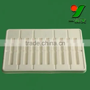 Reproducible Paper Pulp Tray, Biodegradable Customization Sugarcane Bagasse Molded Pulp Packaging Car Accessories Interior Tray thumbnail-4