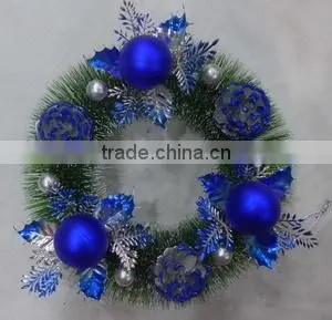 25cm Pine Needle Xmas Wreath, Christmas Decoration thumbnail-2