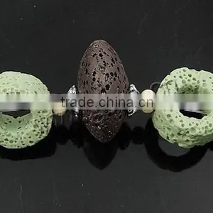 Vintage Bead Bracelet, With Wood thumbnail-2