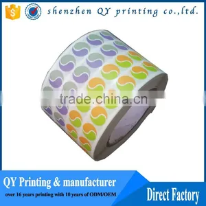 High Quality Round Logo Sticker,waterproof Matt Lamination Label Sticker thumbnail-2