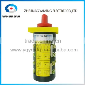 Changeover Rotary Cam Universal Switch HZ5B-10/4 M08 Four Poles Electrical Low Current 10A Control Machine thumbnail-2