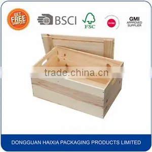 Golden Supplier Unfinished Wood Gift Packaging Box Wholesale thumbnail-1