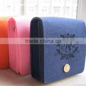 New Key Chain Purse, Felt Material, Key Cases Car Charger, Mobile Power Charging Treasure Pouch, Universal Digital Accessories thumbnail-1