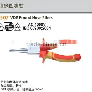 Insulated VDE Pliers, Round Nose Pliers thumbnail-1
