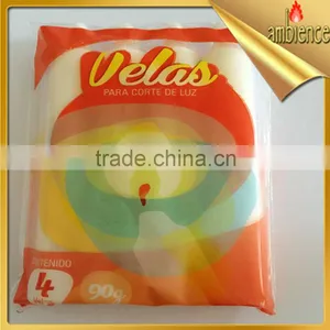 European Fashion Household Act the Role Ofing is Tasted White Long Rod Candles Smokeless Tasteless Wax Candle thumbnail-1