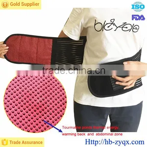 Black Weight Loss Heating Warm Waist Trimmer Belt thumbnail-1