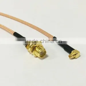 RG316 Electrical Plug Pigtail Cable 15CM RF SMA Female Switch MMCX Male Right Angle Plug thumbnail-1