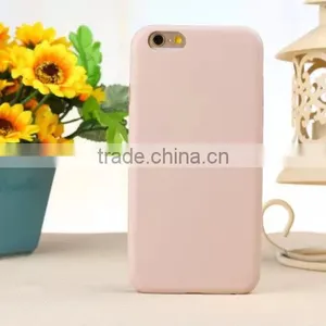 Solid Color PU Mobile Phone Back Case For IPhone 6s Plus thumbnail-4