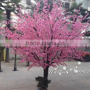 Professional Supplier Artificial Silk Pink Cherry Blossom Tree Artificial Tree for Sale thumbnail-2