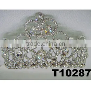Bridal Rhinestone Tiara Wedding Hair Bridal Crown thumbnail-1