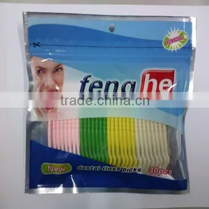 Patented Y-shape Dental Floss Pick With ABS Handle Factory thumbnail-1